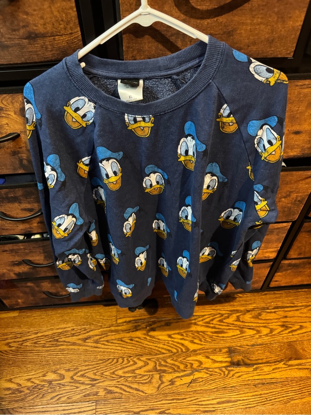Women’s Navy Blue Donald Duck Graphic Sweatshirt